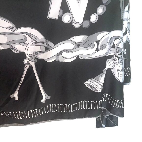 California Caftans Womens Tunic Black One Size Pure Silk Alexander McQueen USA - Picture 13 of 13